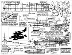 Vickers Supermarine S-6-B model airplane plan